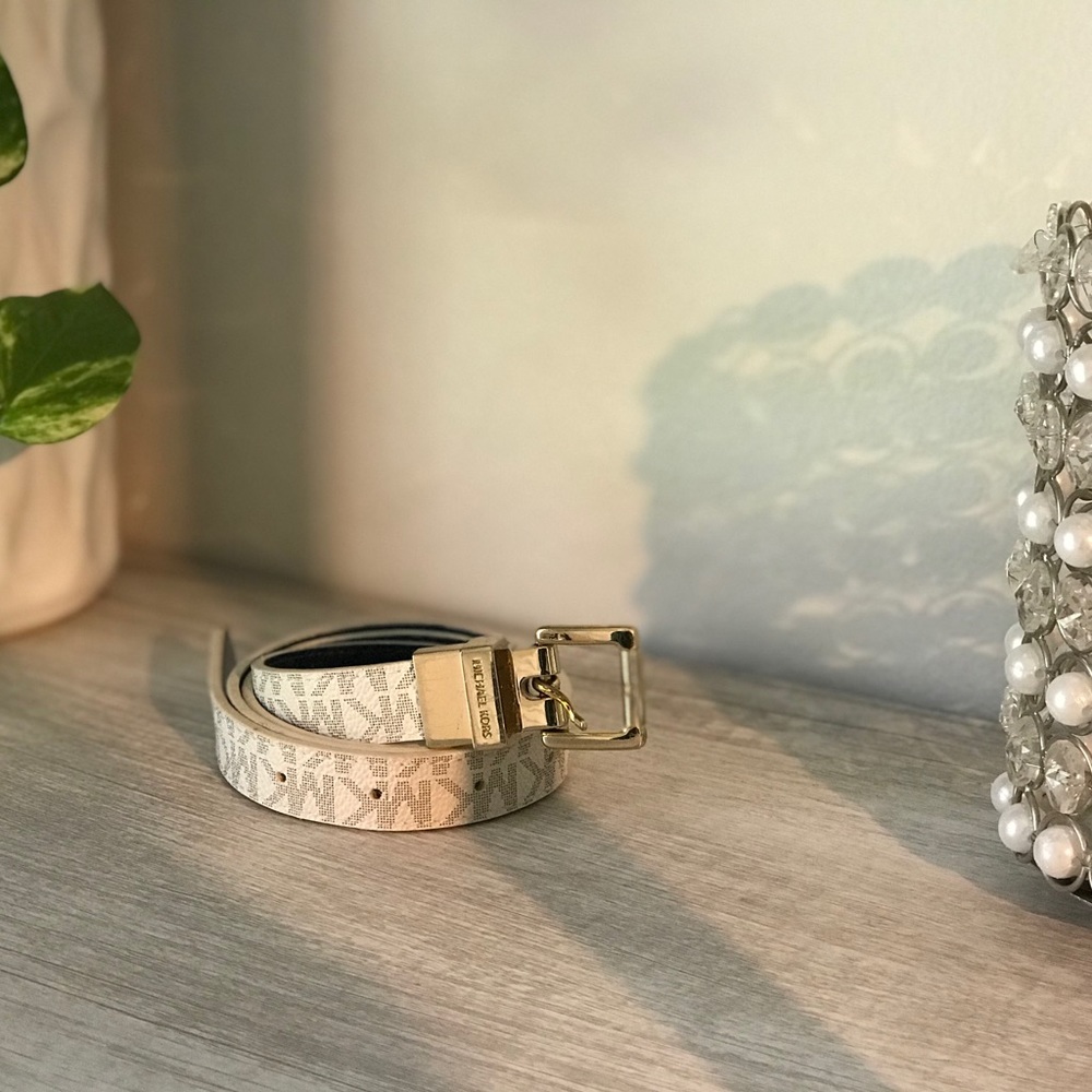 Michael Kors White Belt
